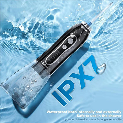 Water Dental Flosser Teeth Pick Portable Oral Irrigator with 5 Modes IPX7